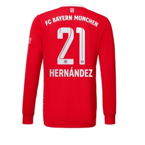 Bayern Munich Lucas Hernandez #21 Hemmatröja 2022-23 Långa ärmar